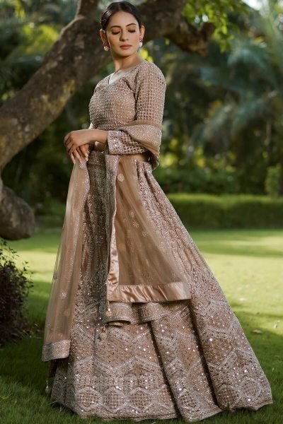 BISCUIT ETHNIC LEHENGA