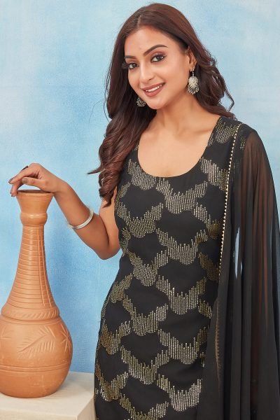 Black Sharara Set SHARARA SET