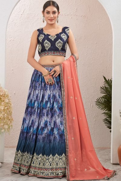 Blue Lehenga Choli LEHENGA