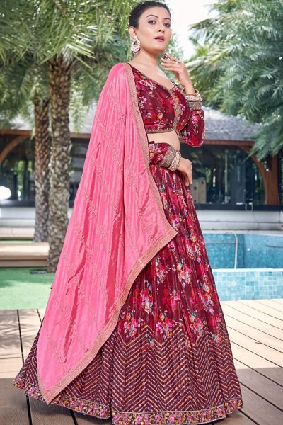 Brown Lehenga Choli SIDERS LEHENGA
