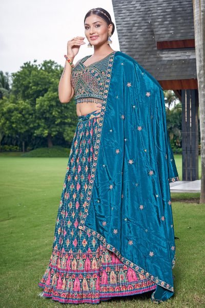 Handworked and Digital Printed Lehenga Choli GIRLISH LEHENGA