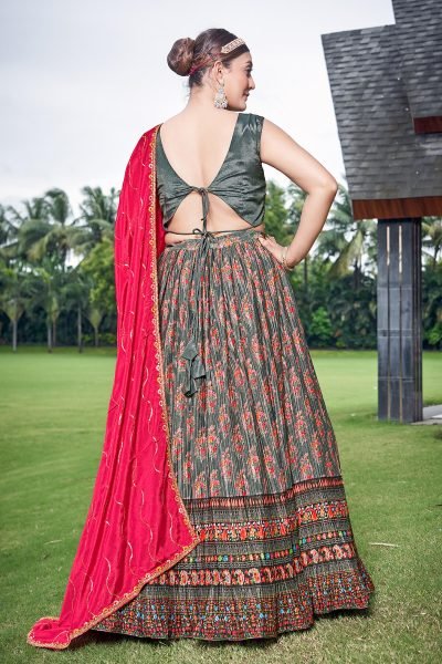 Handworked and Digital Printed Lehenga Choli GIRLISH LEHENGA