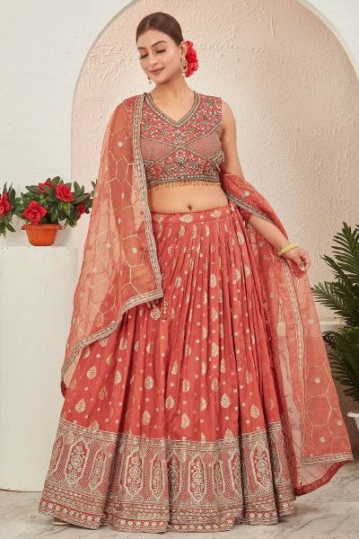 Jacquard Lehenga Choli SIDERS LEHENGA