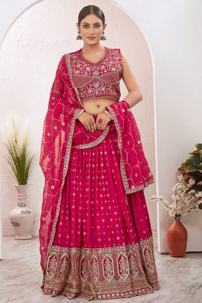 Jacquard Lehenga Choli SIDERS LEHENGA