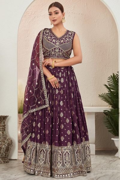 Jacquard Lehenga Choli SIDERS LEHENGA