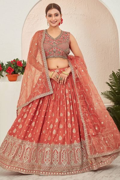Jacquard Lehenga Choli SIDERS LEHENGA