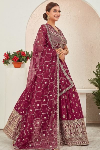 Jacquard Lehenga CholiLI SIDERS LEHENGA