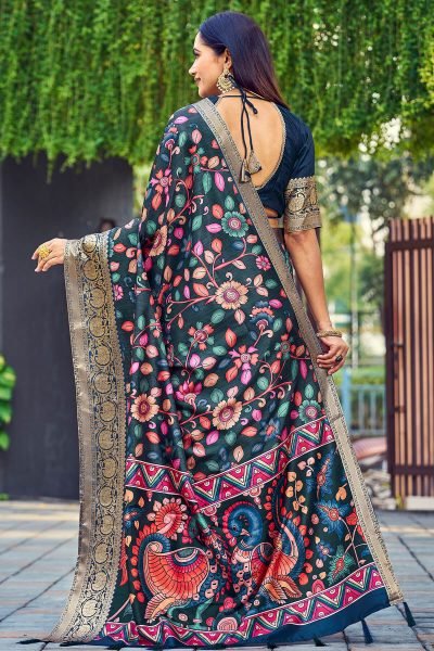 Kalamkari Print Silk Saree SAREE