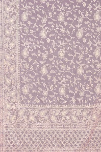 Kashmiri Worked Organza Saree SAREE