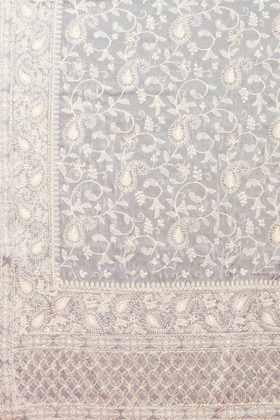 Kashmiri Worked Organza Saree SAREE
