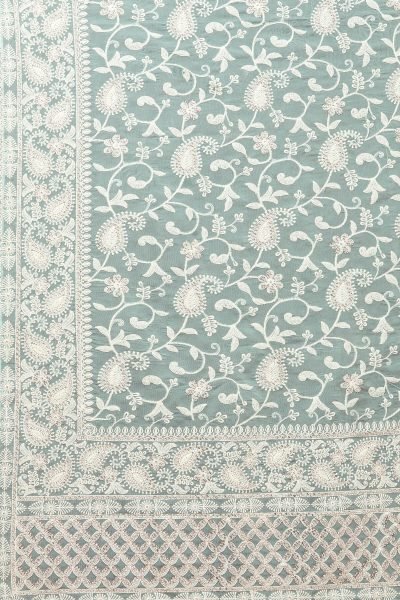 Kashmiri Worked Organza Saree SAREE