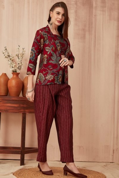 Maroon Co-Ord Set CO-ORDS