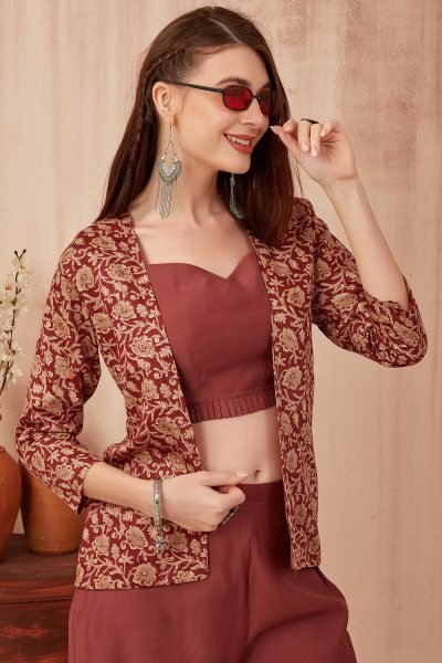 Maroon Co-Ord Set CO-ORDS
