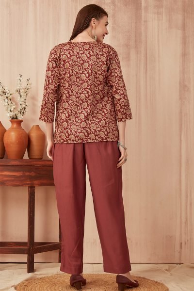 Maroon Co-Ord Set CO-ORDS