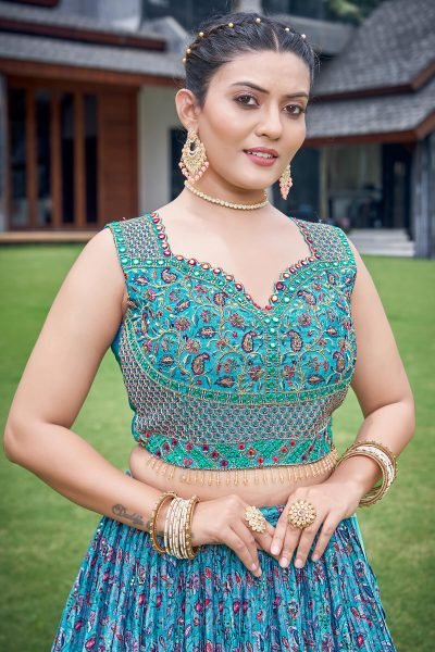 Mukeish Worked Lehenga Choli SANGEET SANDHYA