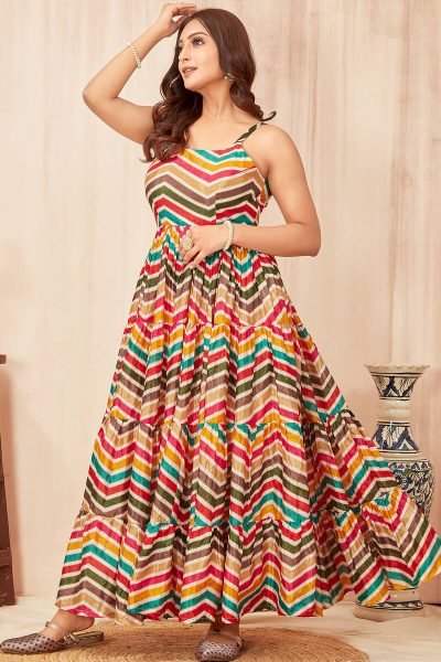 Multicolor Frock DRESSES
