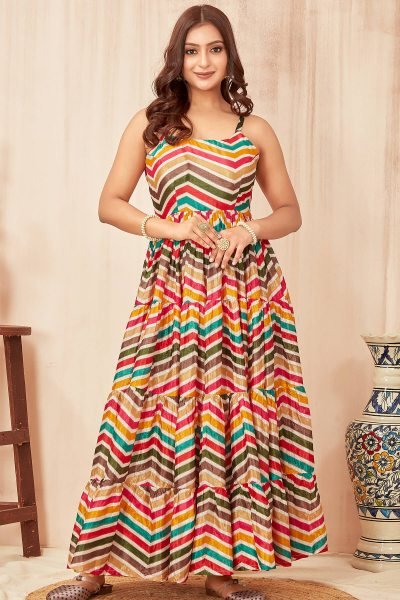 Multicolor Frock DRESSES