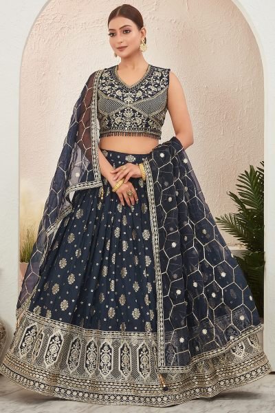 Jacquard Lehenga Choli SIDERS LEHENGA