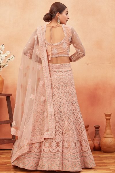 PEACH ETHNIC LEHENGA