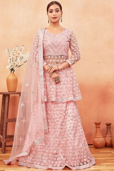 PINK ETHNIC LEHENGA