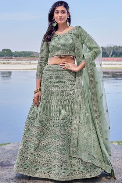 PISTA ETHNIC LEHENGA