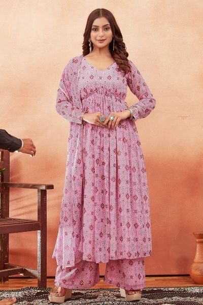 Printed Alia Cut Anarkali Kurta Set ALIA CUT KURTA SET