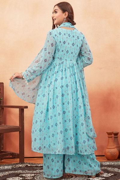 Printed Alia Cut Anarkali Kurta Set ALIA CUT KURTA SET