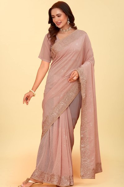 Sequins Georgette Saree SAREE