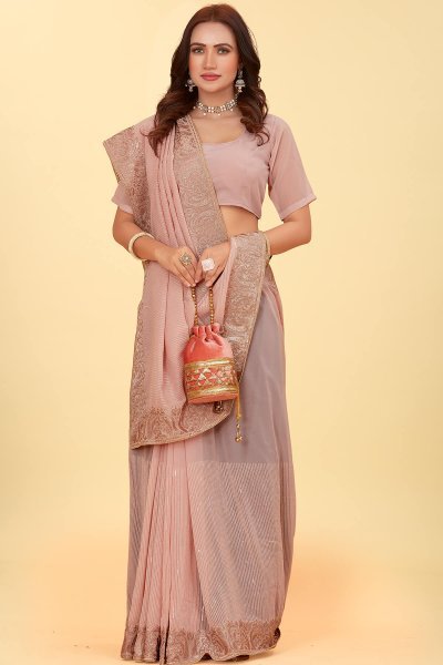 Sequins Georgette Saree SAREE