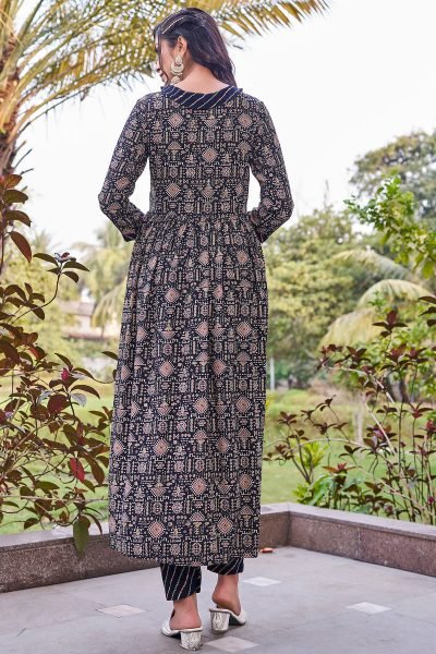 Women Angrakha Kurta with Trousers KURTA SET