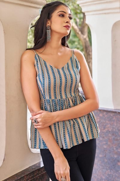 Women Cotton Printed Ethnic Tunic Tunic