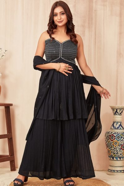 Women Embroidery Sharara Set SHARARA SET