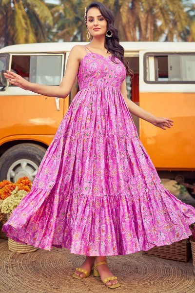 Women Fit and Flare Dress GOWN