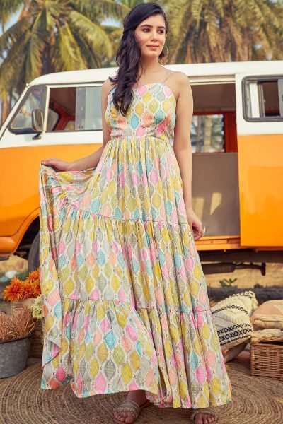 Women Fit and Flare Dress DRESSES