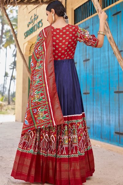 Women Flaired Gown With Dupatta GOWN