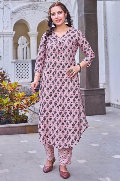 Women Regular Kurta with Trousers KURTA SET