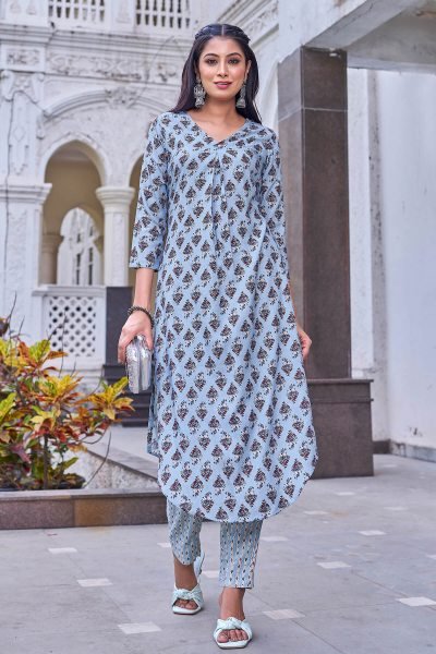 Women Regular Kurta with Trousers KURTA SET