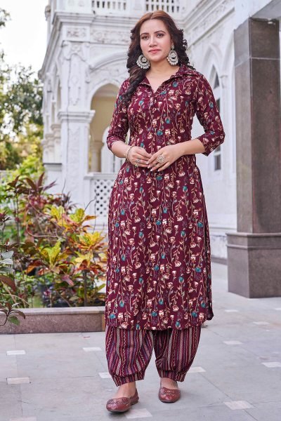 Women Regular Kurta with Trousers KURTA SET