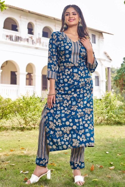 Women Regular Kurta with Trousers KURTA SET