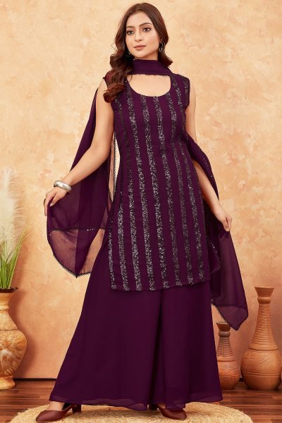 Women Sequinsed Kurta Set KURTA SET