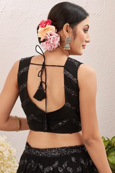Zigzag Sequins Work Lehenga Choli SANGEET SANDHYA